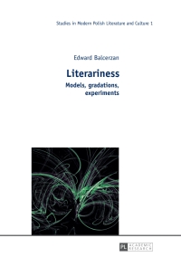 Cover image: Literariness 1st edition 9783631647370