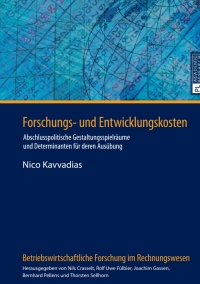 Imagen de portada: Forschungs- und Entwicklungskosten 1st edition 9783631652978