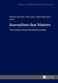 Cover image: Journalism that Matters 1st edition 9783631654217