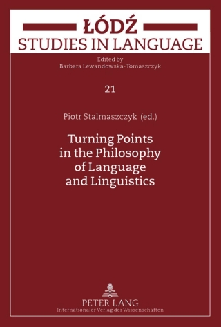 Imagen de portada: Turning Points in the Philosophy of Language and Linguistics 1st edition 9783631606483
