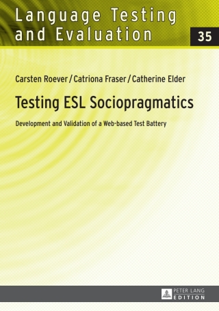 Cover image: Testing ESL Sociopragmatics 1st edition 9783631653791