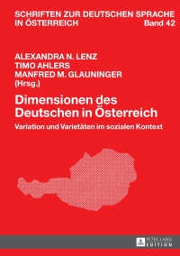 Cover image: Dimensionen des Deutschen in Oesterreich 1st edition 9783631653807