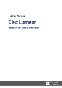 Cover image: Ueber Literatur 1st edition 9783631654453