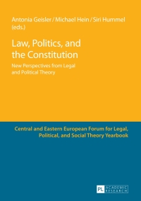 Cover image: Law, Politics, and the Constitution 1st edition 9783631654644