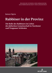 Imagen de portada: Rabbiner in der Provinz 1st edition 9783631652183