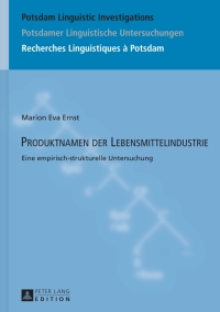 Cover image: Produktnamen der Lebensmittelindustrie 1st edition 9783631654743