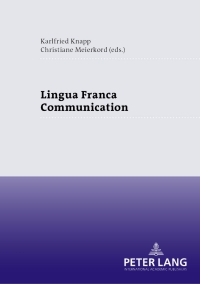 Cover image: Lingua Franca Communication 1st edition 9783631364604