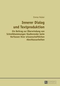 Immagine di copertina: Innerer Dialog und Textproduktion 1st edition 9783631655702