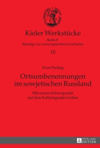 Cover image: Ortsumbenennungen im sowjetischen Russland 1st edition 9783631655894