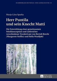 Cover image: Herr Puntila und sein Knecht Matti 1st edition 9783631652329