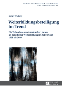 Imagen de portada: Weiterbildungsbeteiligung im Trend 1st edition 9783631652411