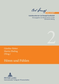 صورة الغلاف: Hoeren und Fuehlen 1st edition 9783631634554