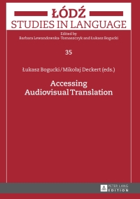 Omslagafbeelding: Accessing Audiovisual Translation 1st edition 9783631655085