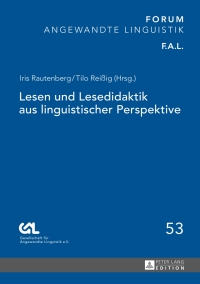 Imagen de portada: Lesen und Lesedidaktik aus linguistischer Perspektive 1st edition 9783631656389