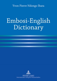 表紙画像: Embosi-English Dictionary 1st edition 9783631624807