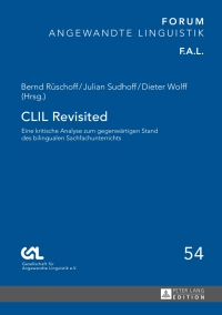 Cover image: CLIL Revisited 1st edition 9783631656624