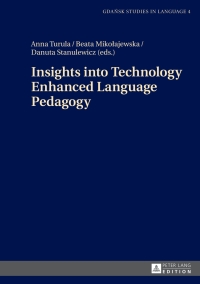 Cover image: Insights into Technology Enhanced Language Pedagogy 1st edition 9783631656693