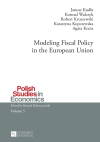 Imagen de portada: Modeling Fiscal Policy in the European Union 1st edition 9783631658307