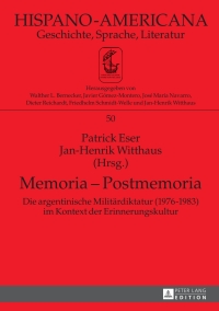 Omslagafbeelding: Memoria – Postmemoria 1st edition 9783631657614