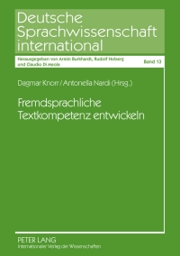 表紙画像: Fremdsprachliche Textkompetenz entwickeln 1st edition 9783631609675