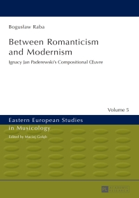 Cover image: Between Romanticism and Modernism 1st edition 9783631662151