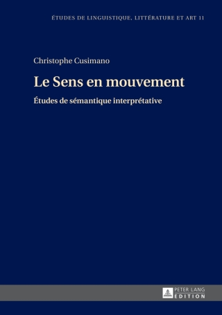 Cover image: Le Sens en mouvement 1st edition 9783631660140