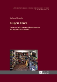 Cover image: Eugen Oker 1st edition 9783631660232