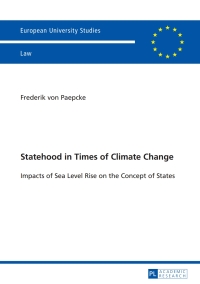 Cover image: Statehood in Times of Climate Change 1st edition 9783631659007