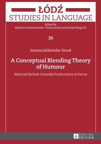 Immagine di copertina: A Conceptual Blending Theory of Humour 1st edition 9783631659175
