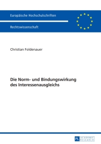 Imagen de portada: Die Norm- und Bindungswirkung des Interessenausgleichs 1st edition 9783631660454