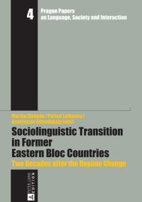 صورة الغلاف: Sociolinguistic Transition in Former Eastern Bloc Countries 1st edition 9783631662724