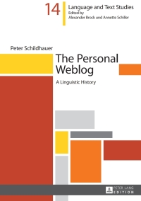 Omslagafbeelding: The Personal Weblog 1st edition 9783631662748