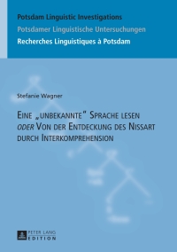 Cover image: Eine «unbekannte» Sprache lesen «oder» Von der Entdeckung des Nissart durch Interkomprehension 1st edition 9783631662793