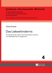 Cover image: Das Liebeshindernis 1st edition 9783631659991