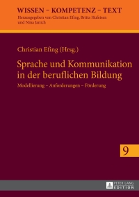 Cover image: Sprache und Kommunikation in der beruflichen Bildung 1st edition 9783631660966