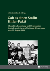 Cover image: Gab es einen Stalin-Hitler-Pakt? 1st edition 9783631664223