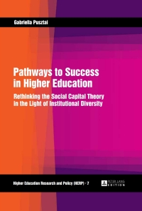 Cover image: Pathways to Success in Higher Education 1st edition 9783631664261