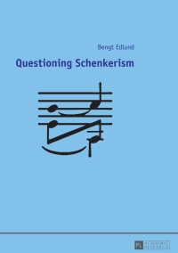 Cover image: Questioning Schenkerism 1st edition 9783631661130