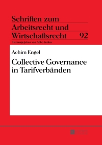 Cover image: Collective Governance in Tarifverbaenden 1st edition 9783631661147