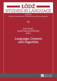 Cover image: Language, Corpora and Cognition 1st edition 9783631663363