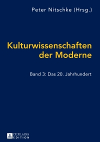 Cover image: Kulturwissenschaften der Moderne 1st edition 9783631611517