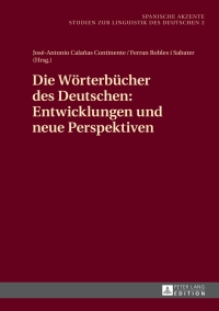 Imagen de portada: Die Woerterbuecher des Deutschen: Entwicklungen und neue Perspektiven 1st edition 9783631661628