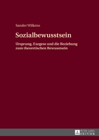 Cover image: Sozialbewusstsein 1st edition 9783631663677