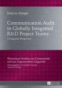 Titelbild: Communication Audit in Globally Integrated R«U38»D Project Teams 1st edition 9783631666609