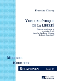 Immagine di copertina: Vers une éthique de la liberté 1st edition 9783631666883