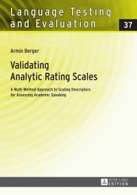 Immagine di copertina: Validating Analytic Rating Scales 1st edition 9783631666913