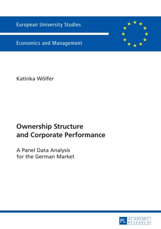 Cover image: Ownership Structure and Corporate Performance 1st edition 9783631667156
