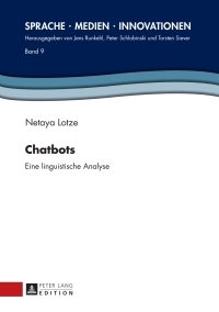 Cover image: Chatbots 1st edition 9783631670859