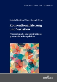 Cover image: Konventionalisierung und Variation 1st edition 9783631669358
