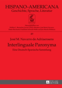 صورة الغلاف: Interlinguale Paronyma 1st edition 9783631638651